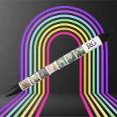 21小型写真テンプレート パーソナライズされた 黒ボールペン