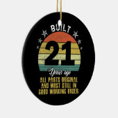 21年前おもしろいに建設された全パーツオリジナル21st セラミックオーナメント (右)