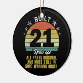 21年前おもしろいに建設された全パーツオリジナル21st セラミックオーナメント (左)