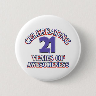 21年間のawesomenessを祝うこと 缶バッジ