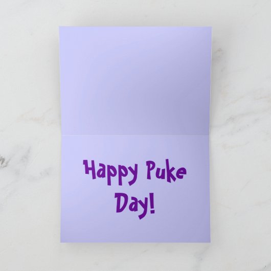 21日の誕生日 – ユーモア – グリーティングカード (内部)