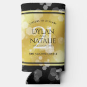 21日エレガント真鍮結婚周年記念お祝い スリム缶クーラー (裏面)