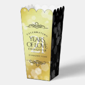 21日エレガント真鍮結婚周年記念お祝い フェイバーボックス (裏面)