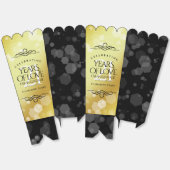 21日エレガント真鍮結婚周年記念お祝い フェイバーボックス (見開き)