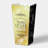 21日エレガント真鍮結婚周年記念お祝い フェイバーボックス (正面)