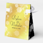 21日エレガント真鍮結婚周年記念お祝い フェイバーボックス (裏面サイド)