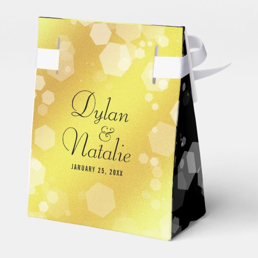 21日エレガント真鍮結婚周年記念お祝い フェイバーボックス (裏面サイド)