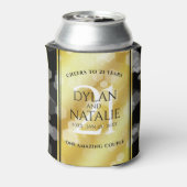 21日エレガント真鍮結婚周年記念お祝い 缶クーラー (缶裏面)