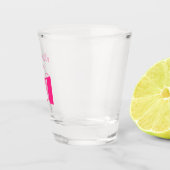 21日モダン21日ピンクの誕生日パーティー ショットグラス (右)