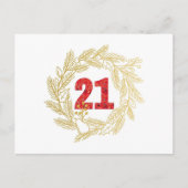 21日目 |イエスの名前 神の降臨の息子|神の降臨 ポストカード (正面)