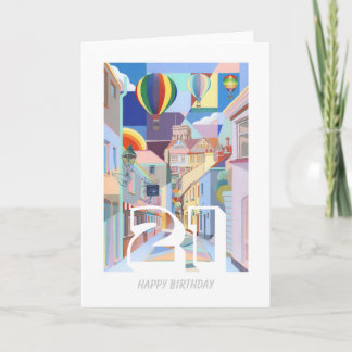 21日非常に特殊な人のための誕生日カード カード