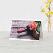 **21日**誕生日が願う!!!!祝 カード (黄色い花)