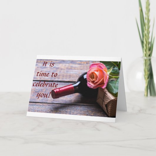 **21日**誕生日が願う!!!!祝 カード (正面)