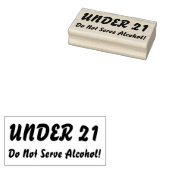 21未満 ラバースタンプ (押印)