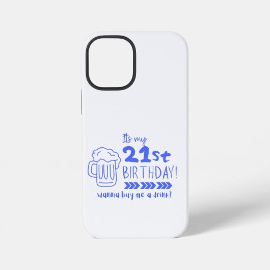 21歳おめでとう!合法的に飲酒できる喜びを噛みしめよう iPhoneケース (裏面)