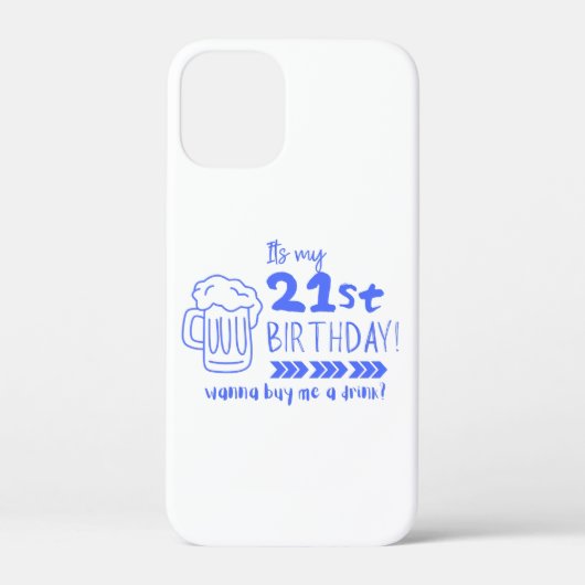 21歳おめでとう!合法的に飲酒できる年齢になりました Case-Mate iPhoneケース (裏面)