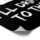 21歳おもしろいの誕生日に飲む ポスター (角)