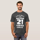 21歳のギフト | 21歳の誕生日プレゼントアイディア Tシャツ (正面フル)