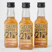 21歳のグリッター |応援&ビール21年 リキュールボトルラベル (ボトル)