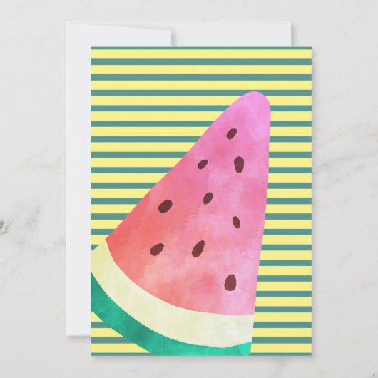 21歳のトロピカルパイナップル誕生日招待状 フラミンゴ 招待状 (裏面)