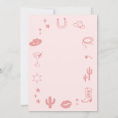 21歳の南西部スタイルの牧場の誕生日パーティーの招待状 招待状 (裏面)