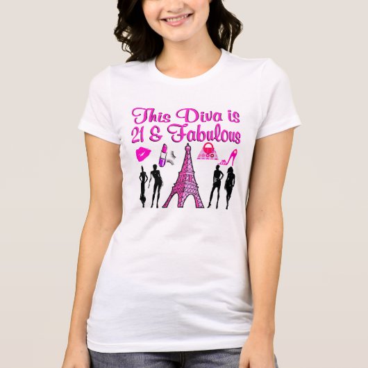 21歳の古いパリ恋人 Tシャツ (正面)