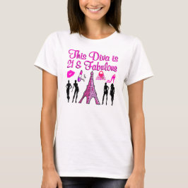 21歳の古いパリ恋人 Tシャツ