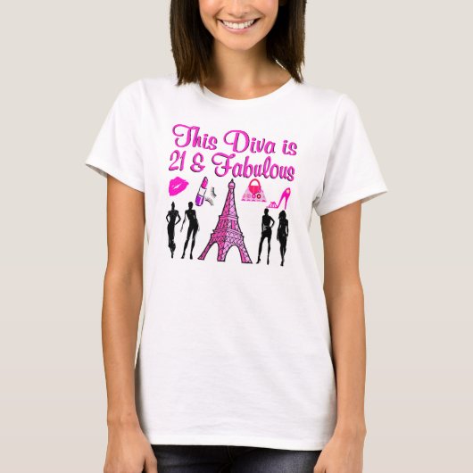 21歳の古いパリ恋人 Tシャツ (正面)