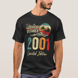21歳の古いヴィンテージ2001年10月21日 Tシャツ
