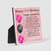 21歳の姉妹詩プラーク フォトプラーク (正面)