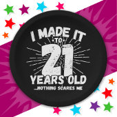 21歳の皮肉ミームおもしろい21歳の誕生日 ペーパープレート