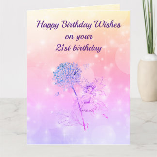 21歳の誕生日おめでとう カード