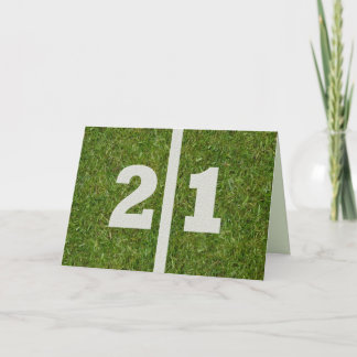 21歳の誕生日おめでとう！ カード