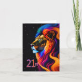 21歳の誕生日おめでとう カード (正面)