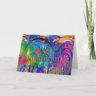 21歳の誕生日おめでとう！ カード