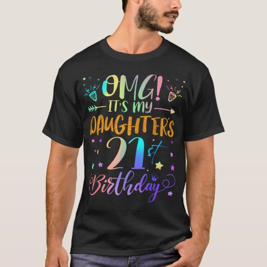 21歳の誕生日おめでとう!スイート21 Tシャツ (正面)