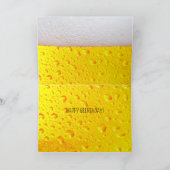 21歳の誕生日おめでとう!乾杯 カード (内部)