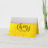 21歳の誕生日おめでとう!乾杯 カード (正面)