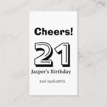 21歳の誕生日おめでとう 大文字 名前 男性 ギフト