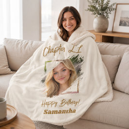 21歳の誕生日おめでとう 第21章 クリーム シェルパブランケット