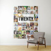 21歳の誕生日おめでとう Twenty One 40枚の写真コラージュ タペストリー (インサイチュ)