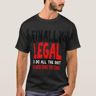 21歳の誕生日おもしろいGagギフト最終的に彼の息子 Tシャツ