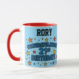 21歳の誕生日お祝いマグカップ マグカップ