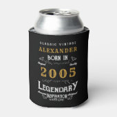 21歳の誕生日お祝い 2005年 ビンテージ レジェンド 缶クーラー (缶正面)