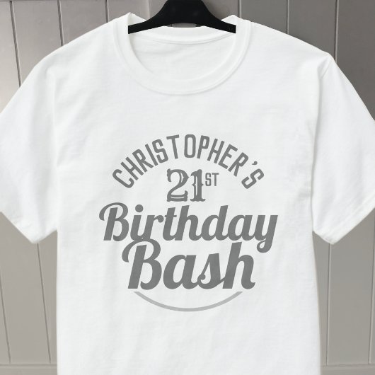 21歳の誕生日お祝いTシャツ Tシャツ