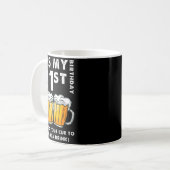 21歳の誕生日お酒を奢ってね Funny コーヒーマグカップ (正面左)