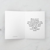 21歳の誕生日の伝説の青の追加の名前の凡例 カード (内部)