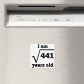 21歳の誕生日の平方根 マグネット (インサイチュ (食洗機))