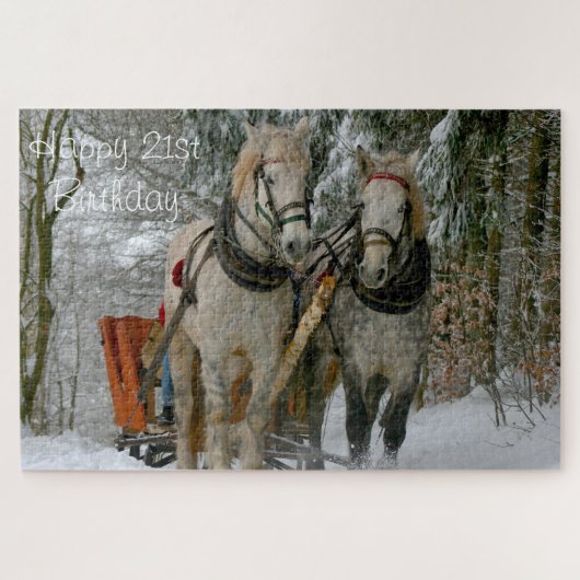 21歳の誕生日の願い。 ジグソーパズル (横)