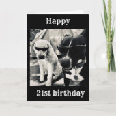 **21歳の誕生日は今まクールで1枚のカード カード (正面)